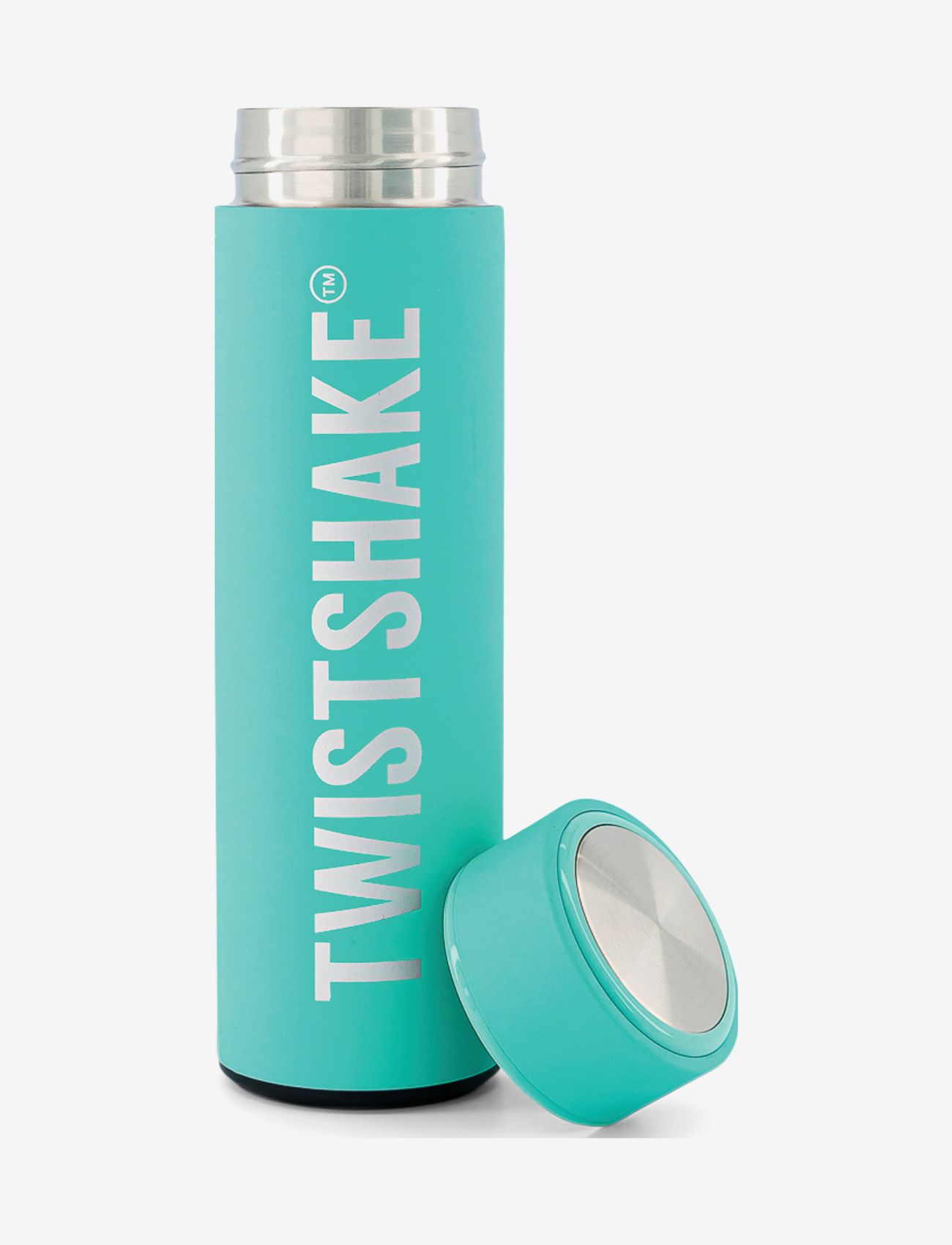 Twistshake - Twistshake Hot or Cold Bottle 420ml Pastel Green - termosai - green - 1