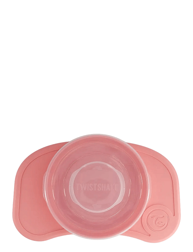 Twistshake - Click-mat mini + Plate - essgeschirr - pastel pink - 4
