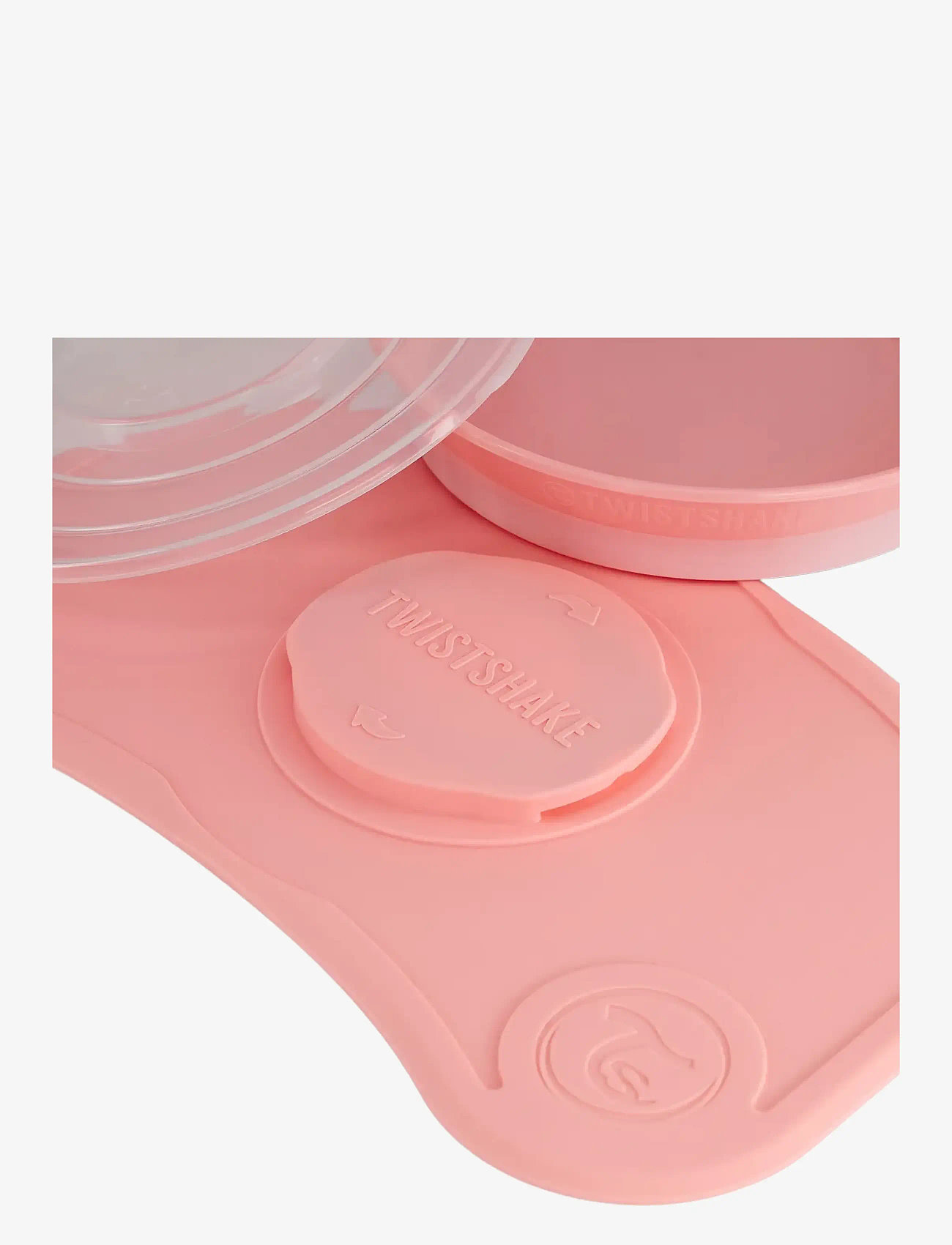 Twistshake - Click-mat mini + Plate - essgeschirr - pastel pink - 5