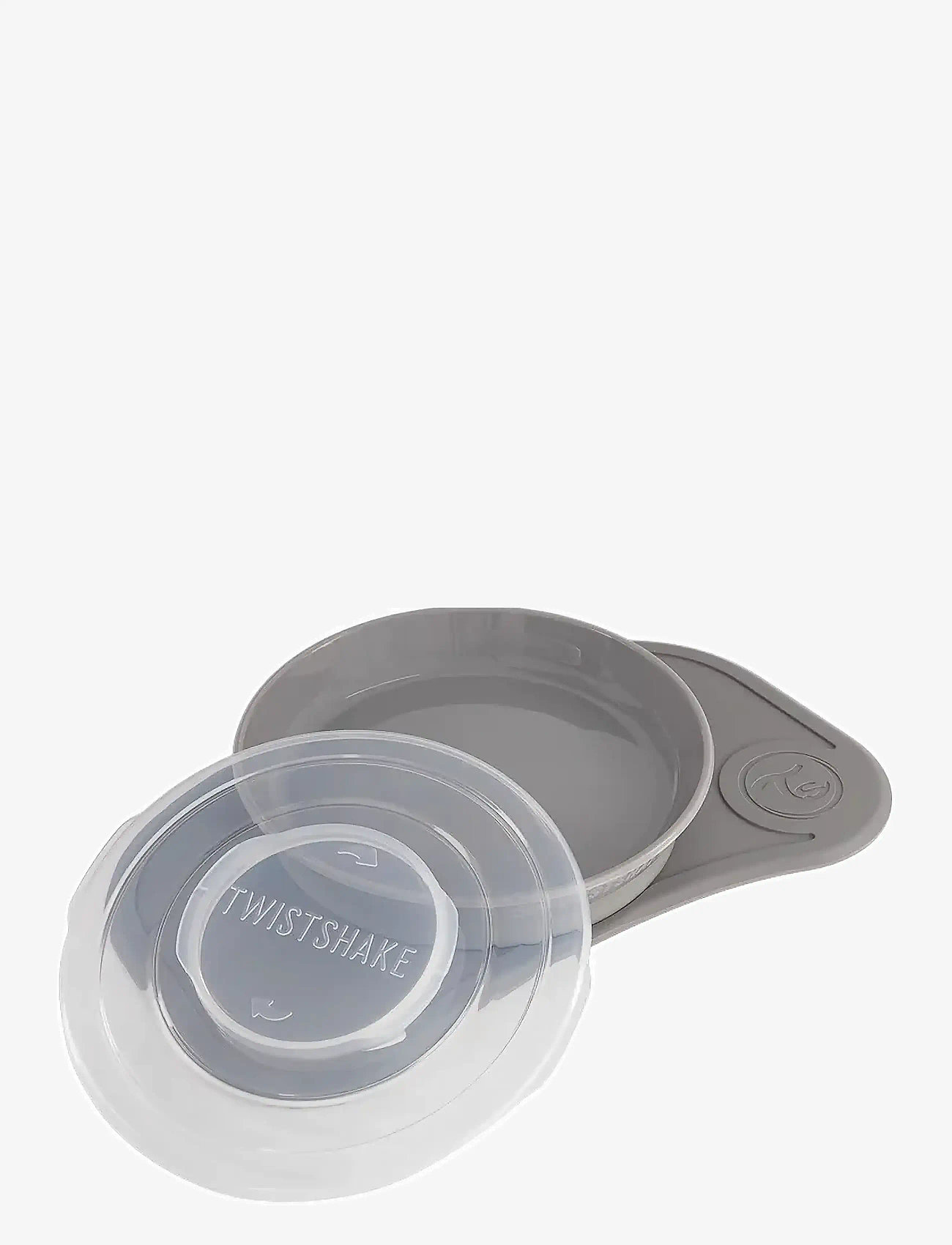 Twistshake - Click-mat mini + Plate - essgeschirr - pastel grey - 3