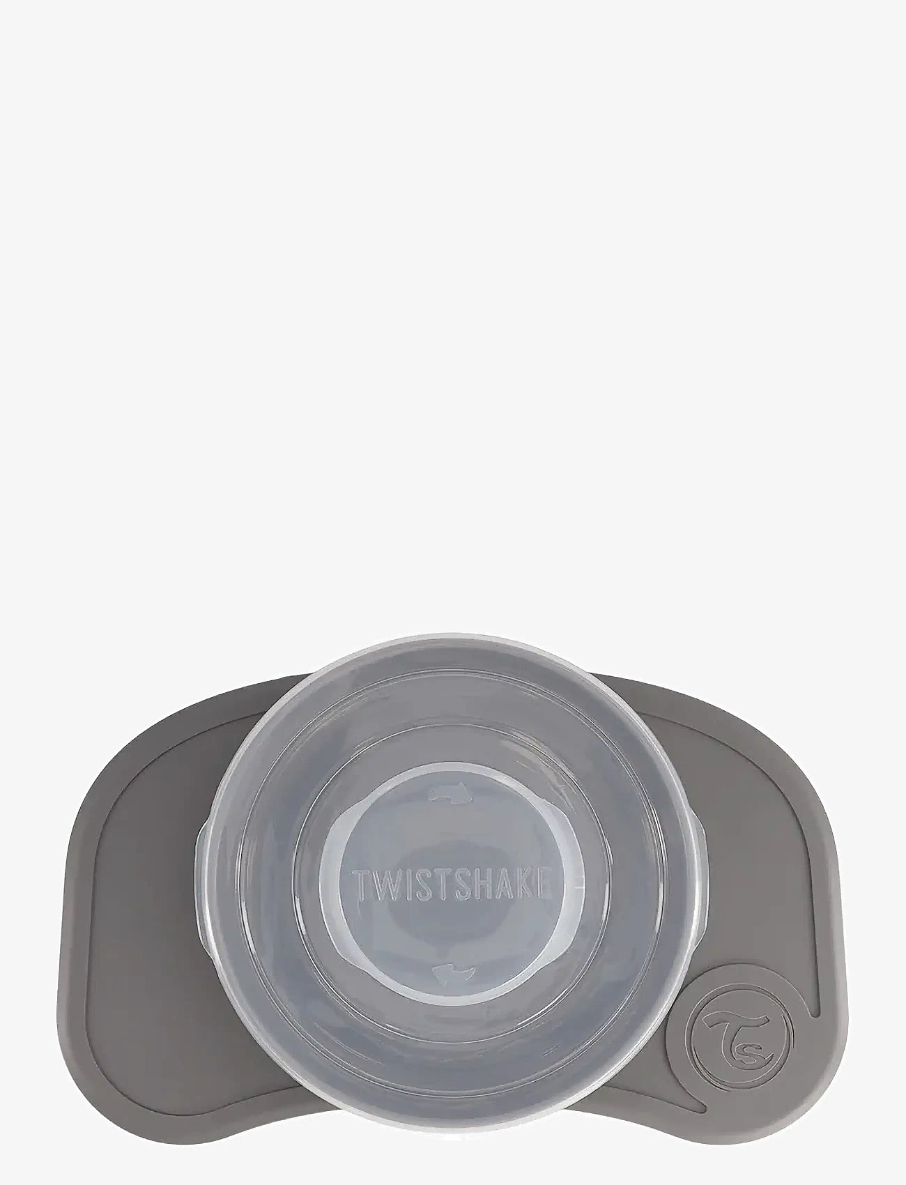 Twistshake - Click-mat mini + Plate - essgeschirr - pastel grey - 4