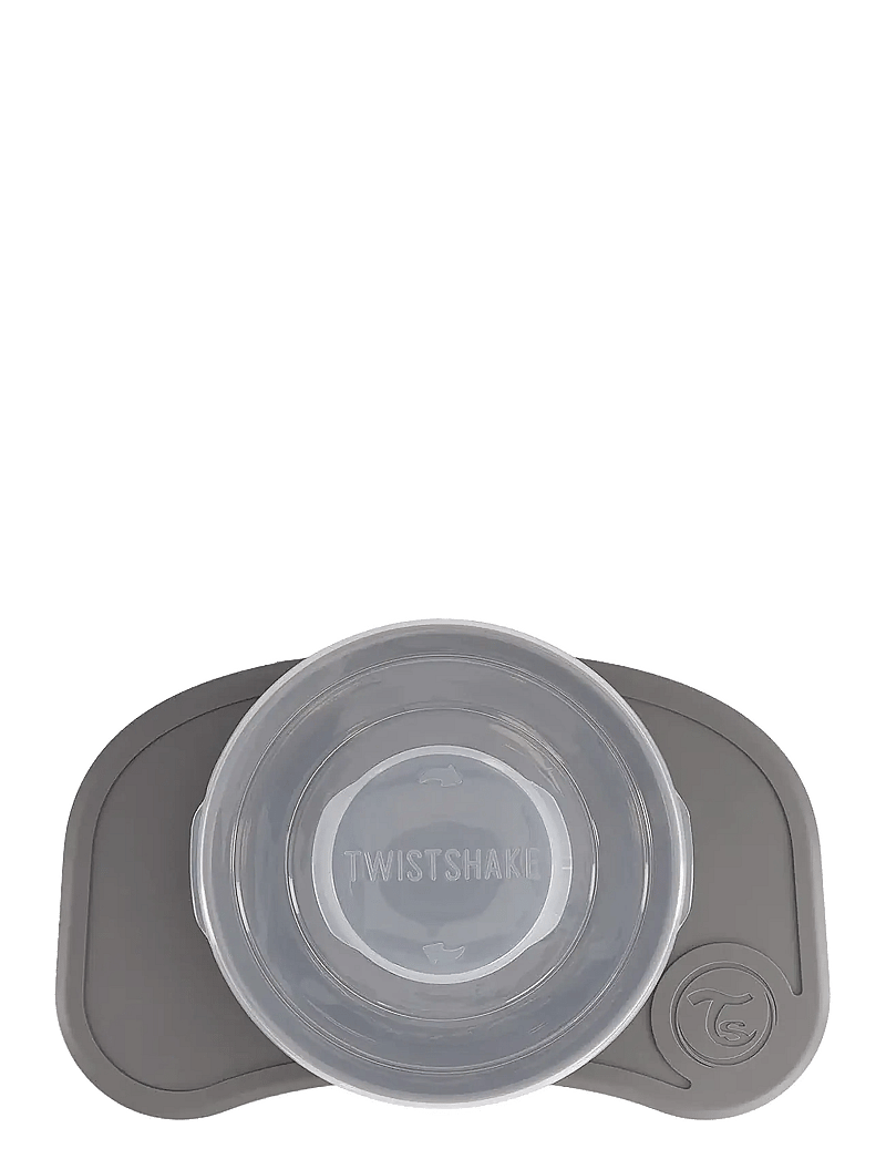 Twistshake - Click-mat mini + Plate - essgeschirr - pastel grey - 4