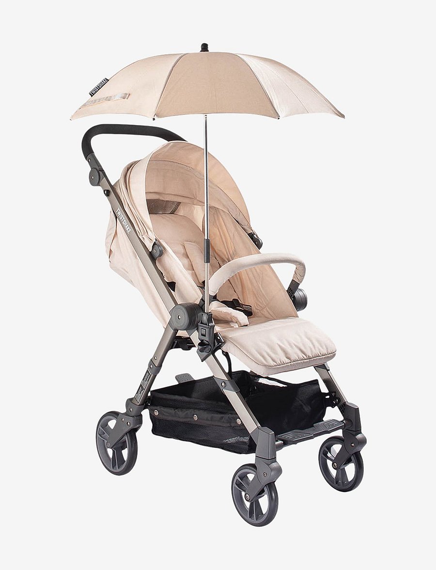 Twistshake - Twistshake Tour Umbrella Beige - housses de protection contre le soleil et la pluie - beige - 1