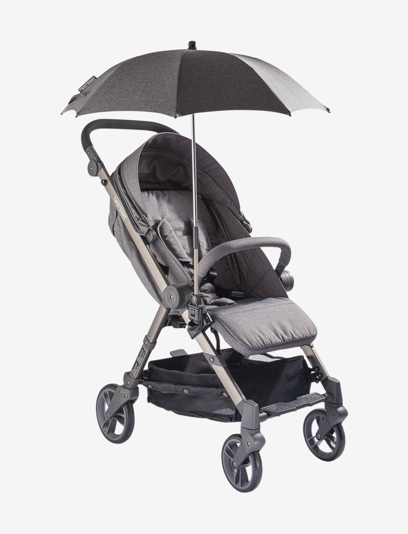 Twistshake Twistshake Tour Umbrella Grey - Babyprodukter - GREY / grey