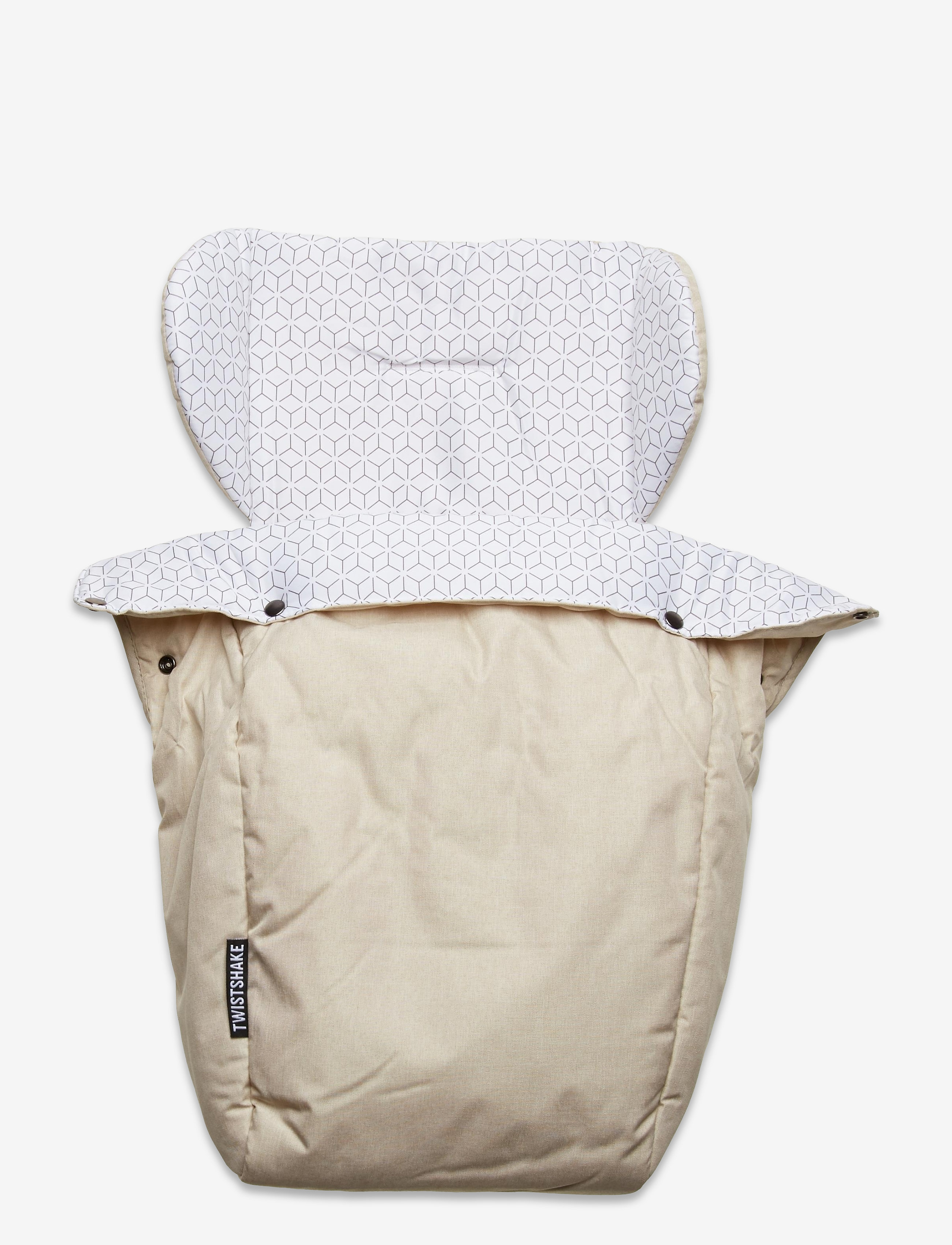 Twistshake - Twistshake Tour Seat Liner + Foot Muff Beige - vaunutarvikkeet - beige - 2