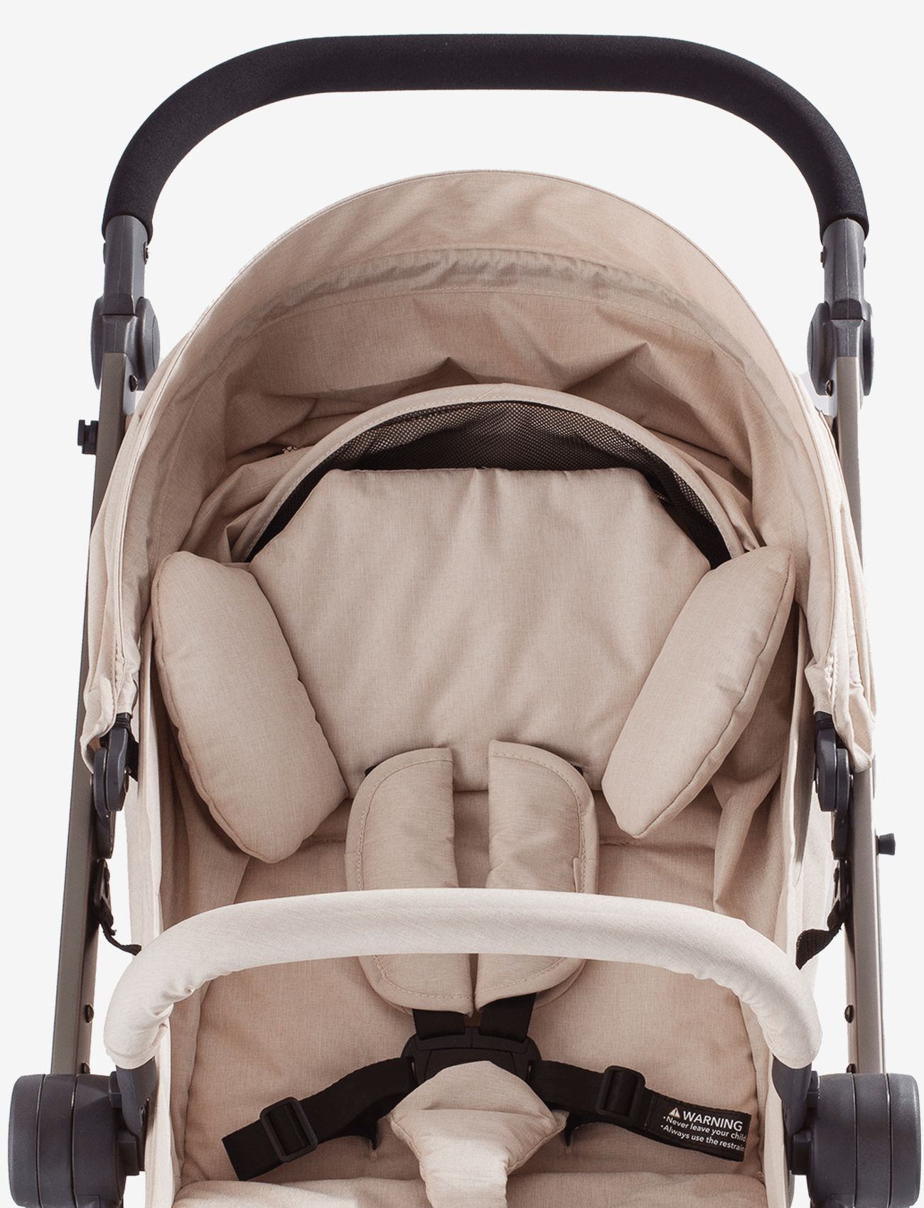 Twistshake - Twistshake Tour Head Support Beige - stroller cushions - beige - 1