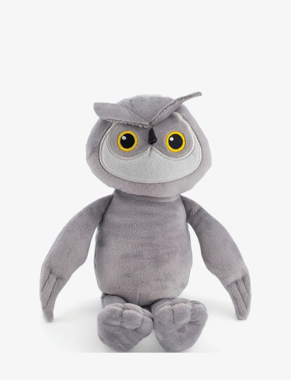 Twistshake - Twistshake Plush Toy Owl - tøjdyr - grey owl - 0