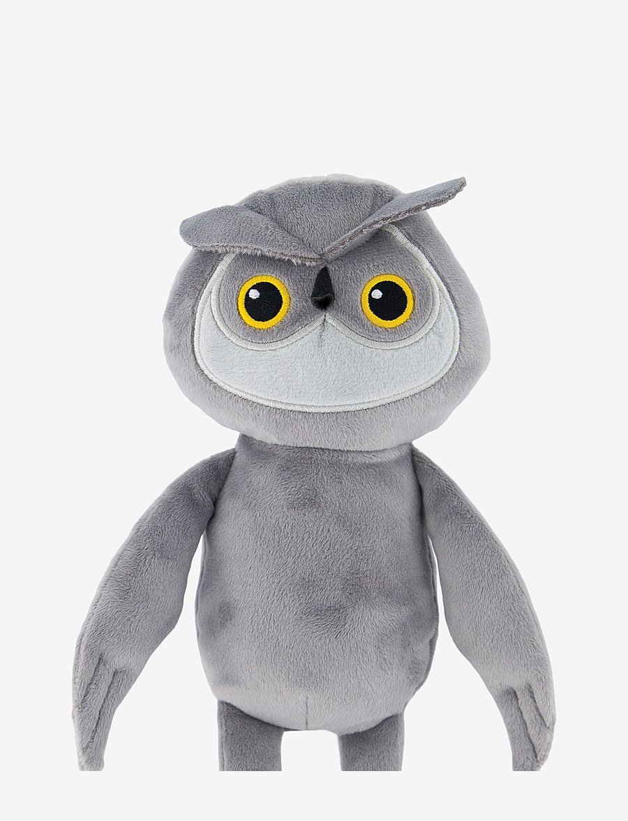 Twistshake - Twistshake Plush Toy Owl - kuscheltiere - grey owl - 1