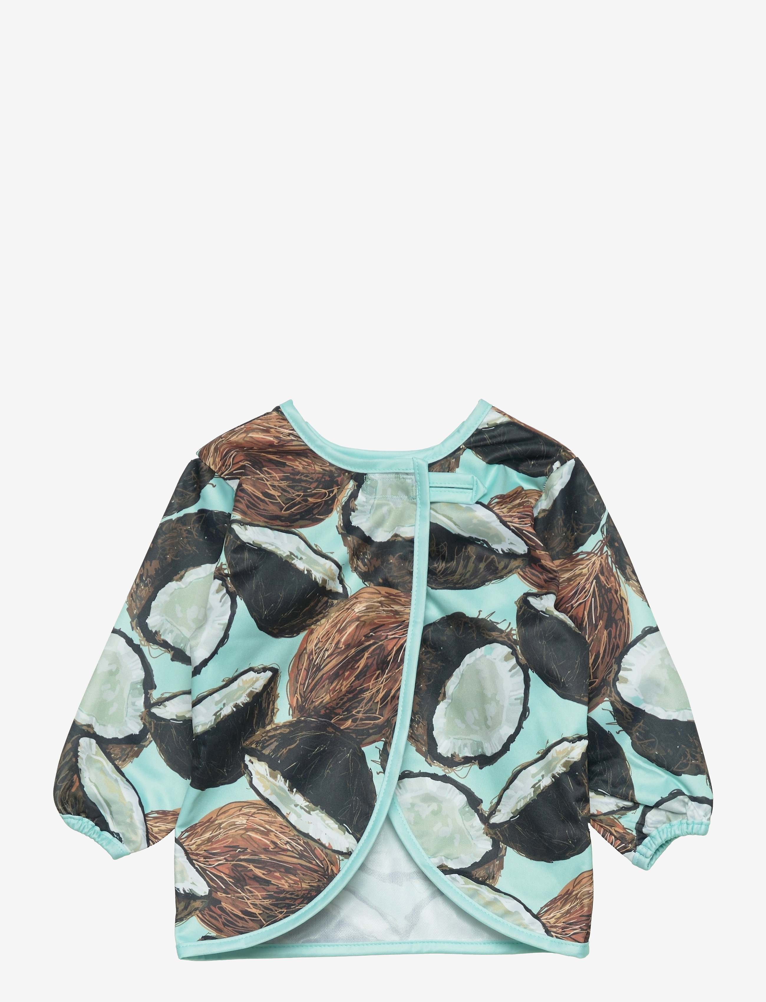 Twistshake - Twistshake Long Sleeve Bib Coconut - langærmet bluse - brown - 1
