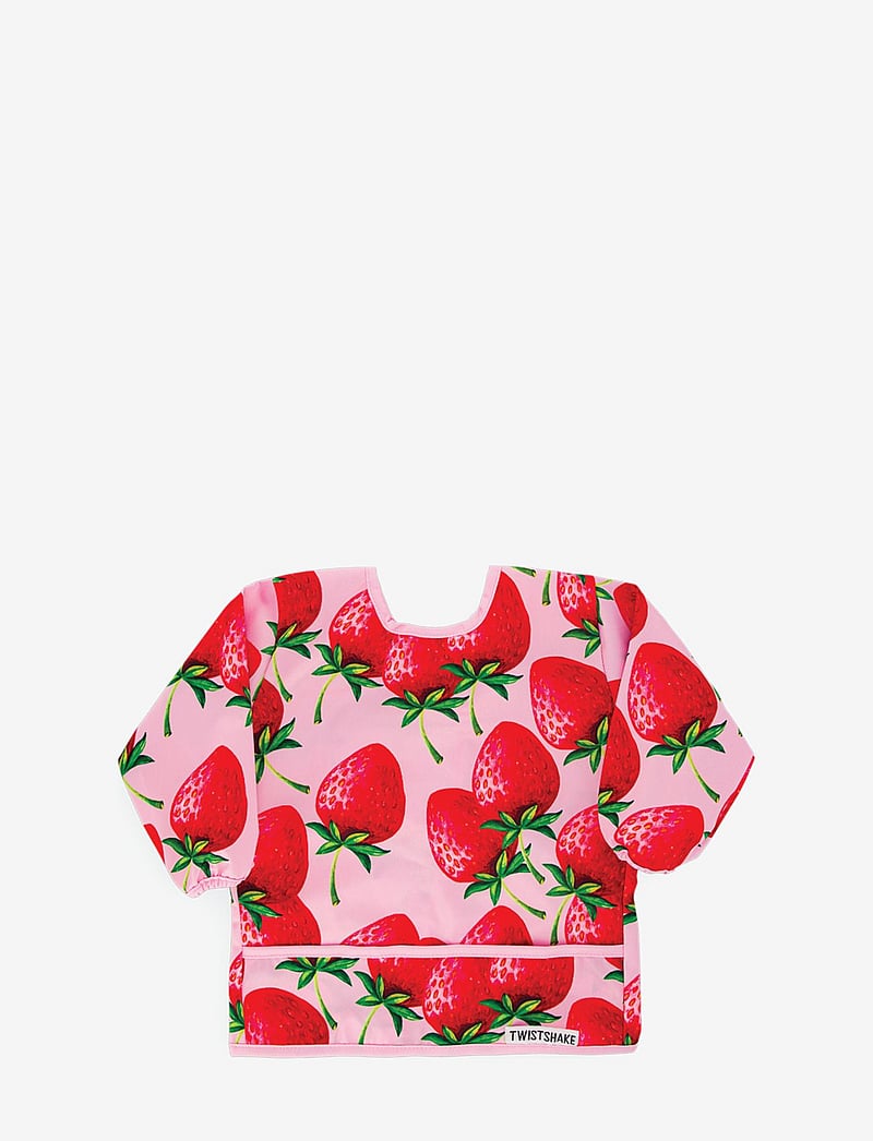 Twistshake - Twistshake Long Sleeve Bib Strawberry - langærmet bluse - strawberry - 1