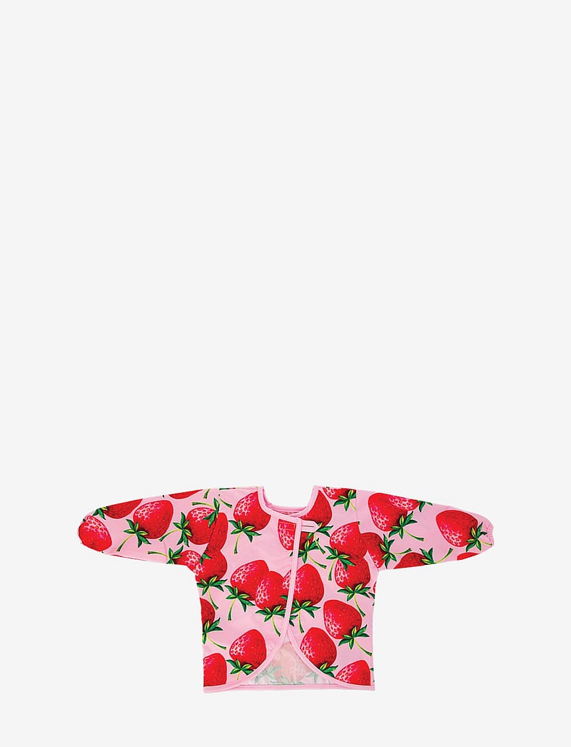 Twistshake - Twistshake Long Sleeve Bib Strawberry - langærmet bluse - strawberry - 2