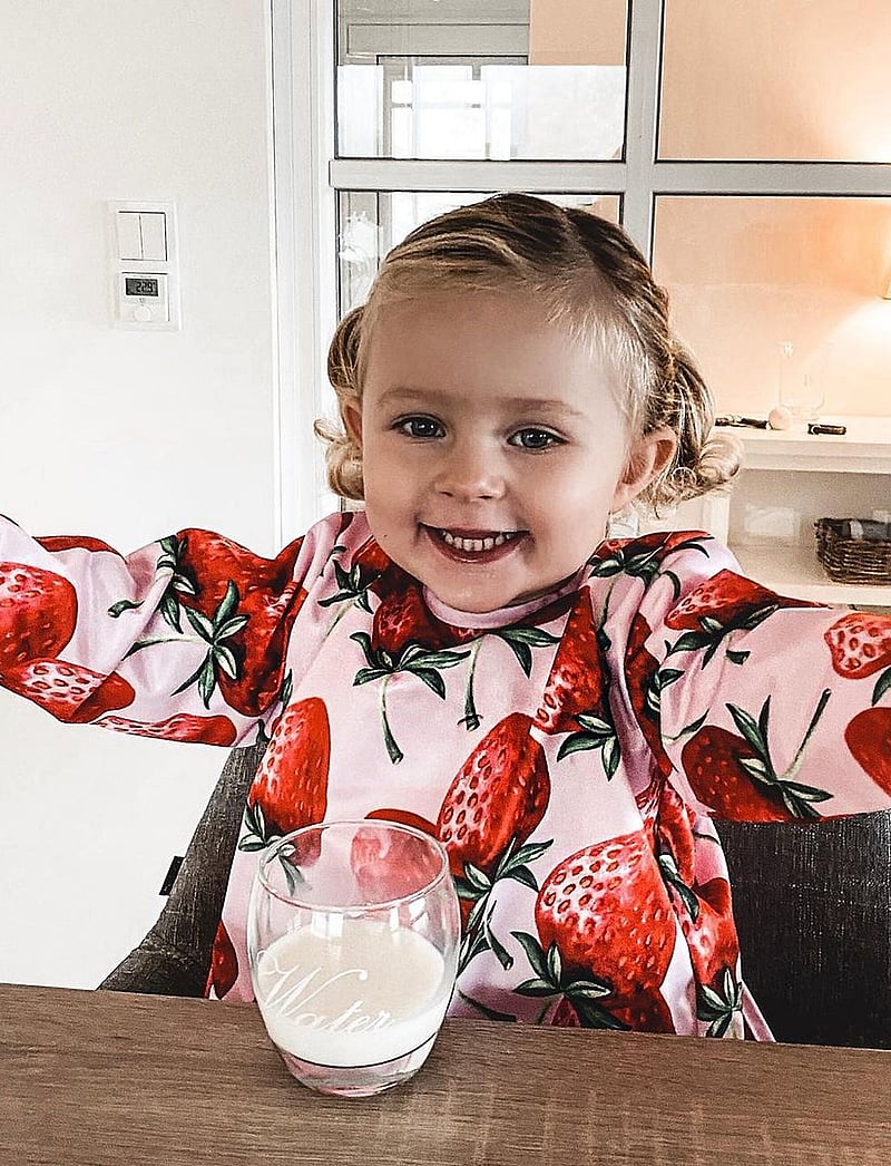 Twistshake - Twistshake Long Sleeve Bib Strawberry - langærmet bluse - strawberry - 3