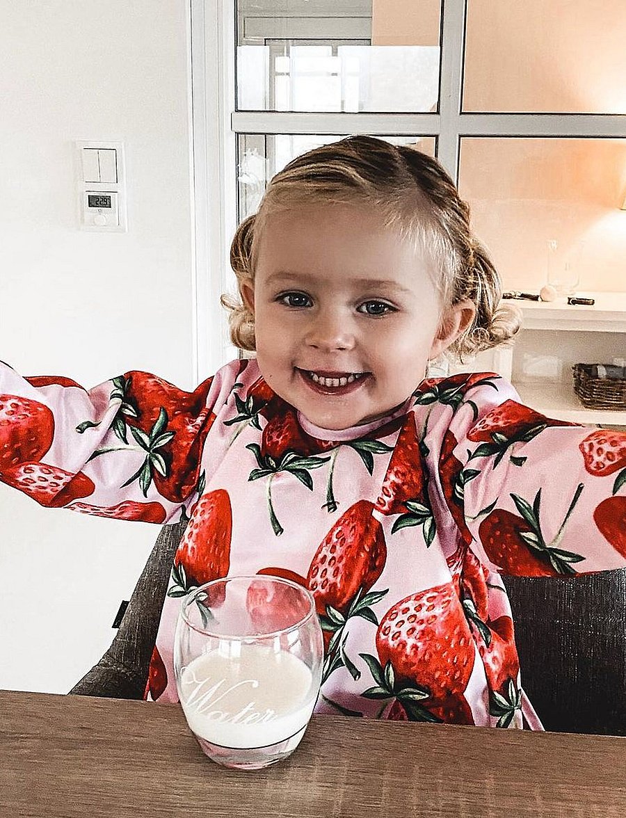 Twistshake - Twistshake Long Sleeve Bib Strawberry - langarmlätzchen - strawberry - 3