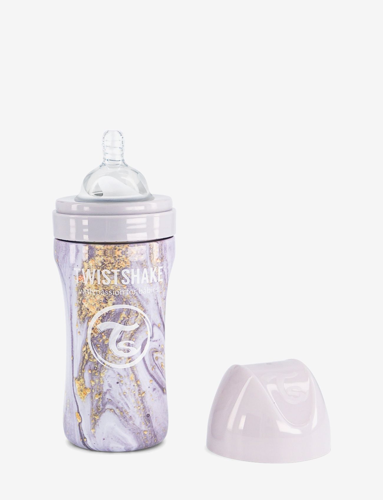 TWISTSHAKE Twistshake Anti-Colic Stainless Steel 330Ml Marble Grau Grau - One Size - Kinder