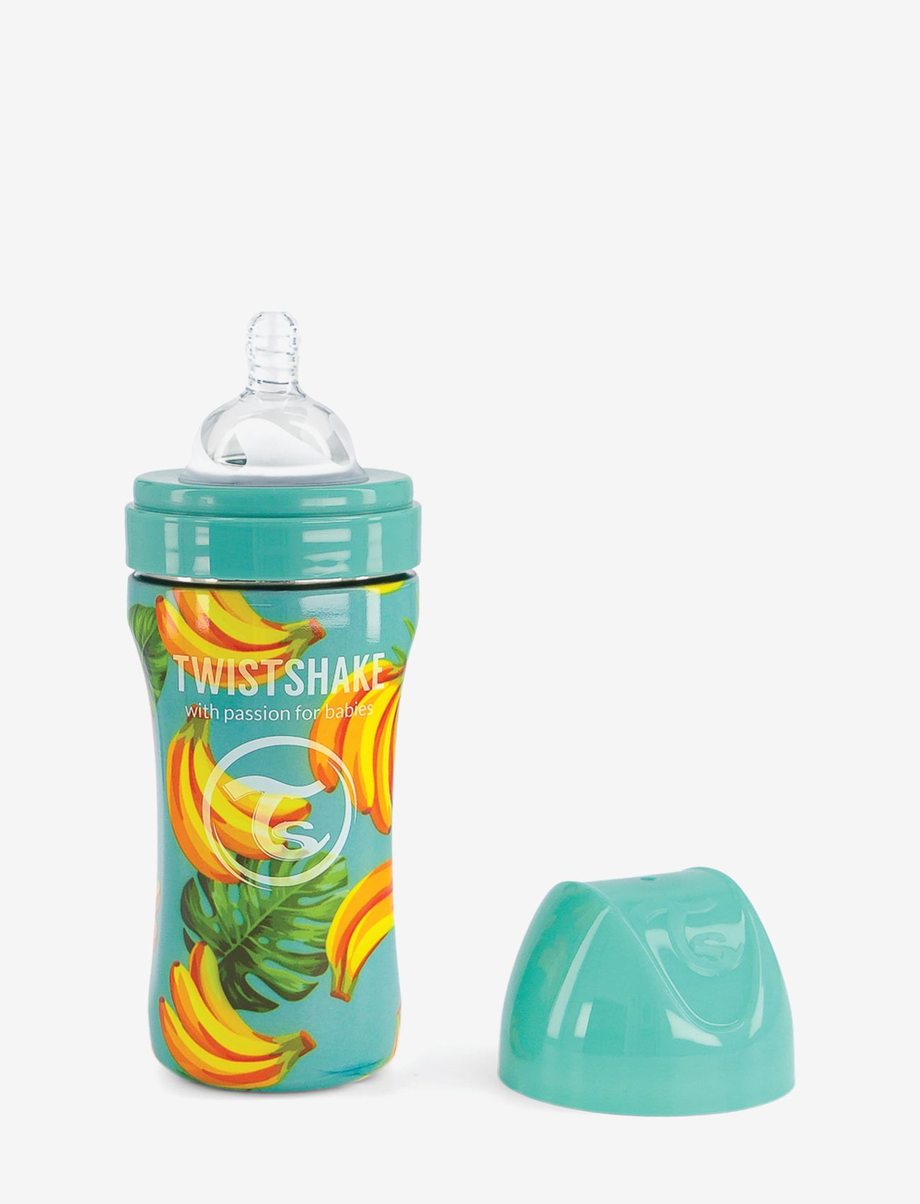 Twistshake - Twistshake Anti-Colic Stainless Steel 330ml Banana - babyflaschen - yellow - 0