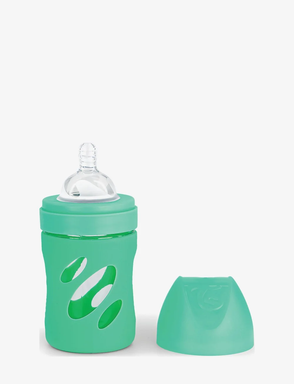 Twistshake - Twistshake Anti-Colic Glass Bottle 180ml Pastel Green - sutteflasker - green - 1