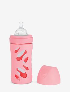 Twistshake Anti-Colic Glass Bottle 260ml Pastel Pink, Twistshake
