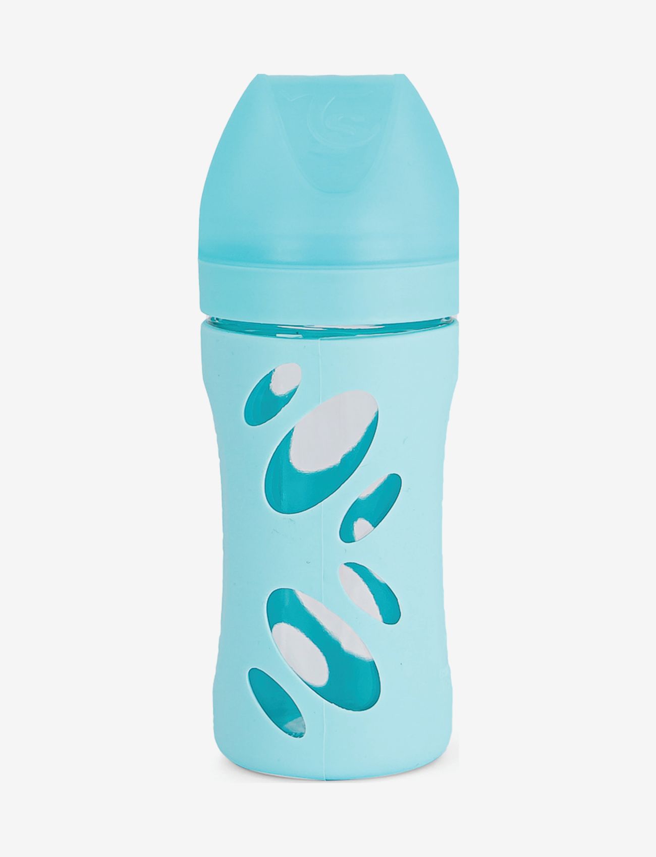 Twistshake - Twistshake Anti-Colic Glass Bottle 260ml Pastel Blue - sutteflasker - pastel blue - 1