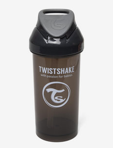 Twistshake Straw Cup 360ml 6+m Black, Twistshake