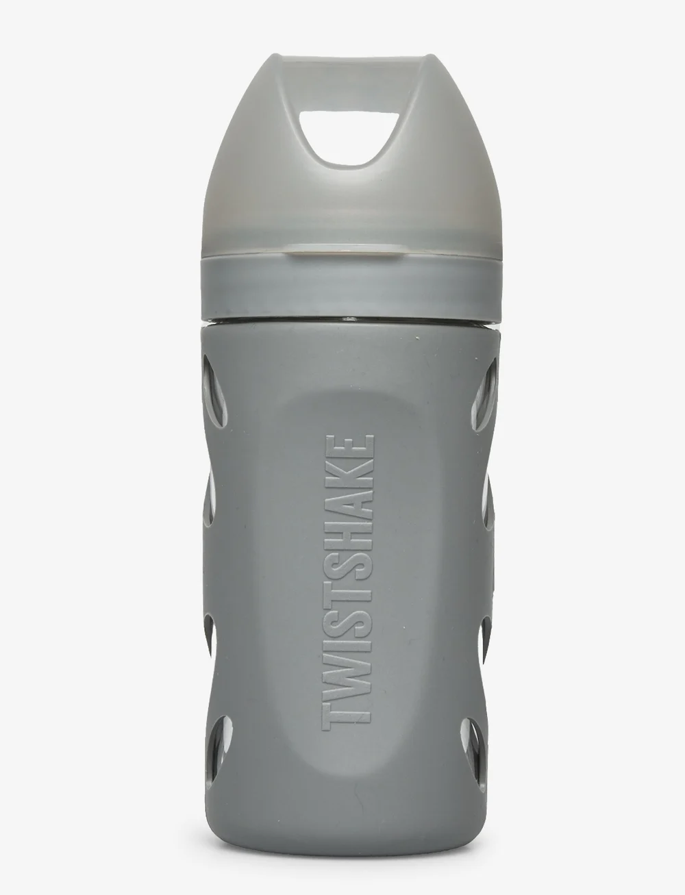 Twistshake - Twistshake Anti-Colic Glass Bottle 260ml Pastel Grey - butelki dla niemowląt - pastel grey - 0