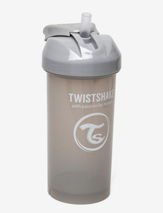 Twistshake Straw Cup 360ml 6+m Pastel Grey, Twistshake