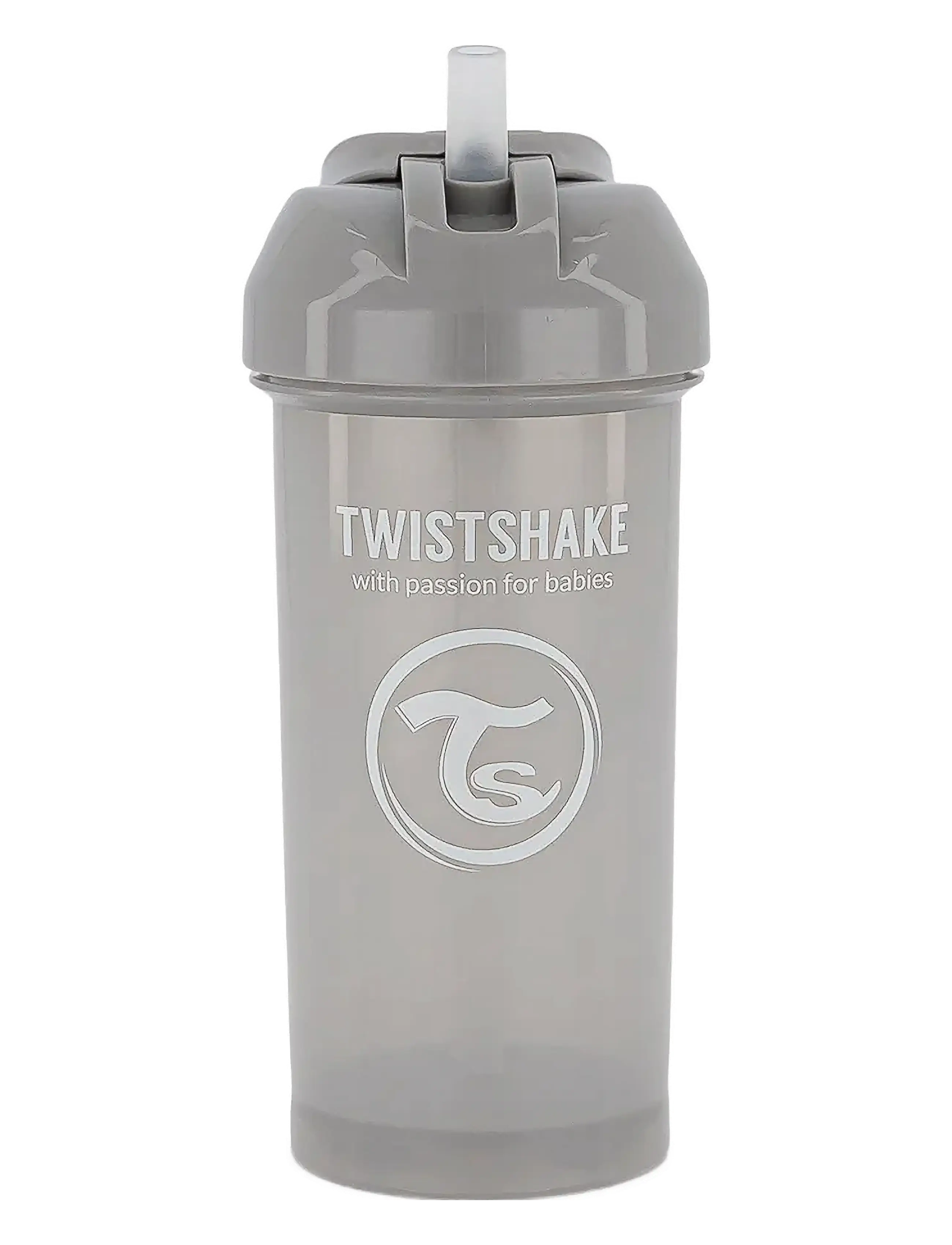 TWISTSHAKE Twistshake Straw Cup Grau - One Size - Kinder