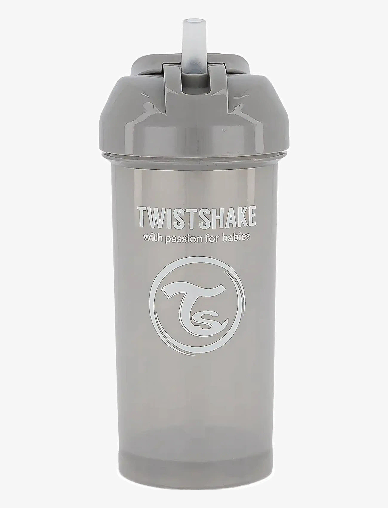Twistshake - Twistshake Straw Cup - schnabeltassen - pastel grey - 1