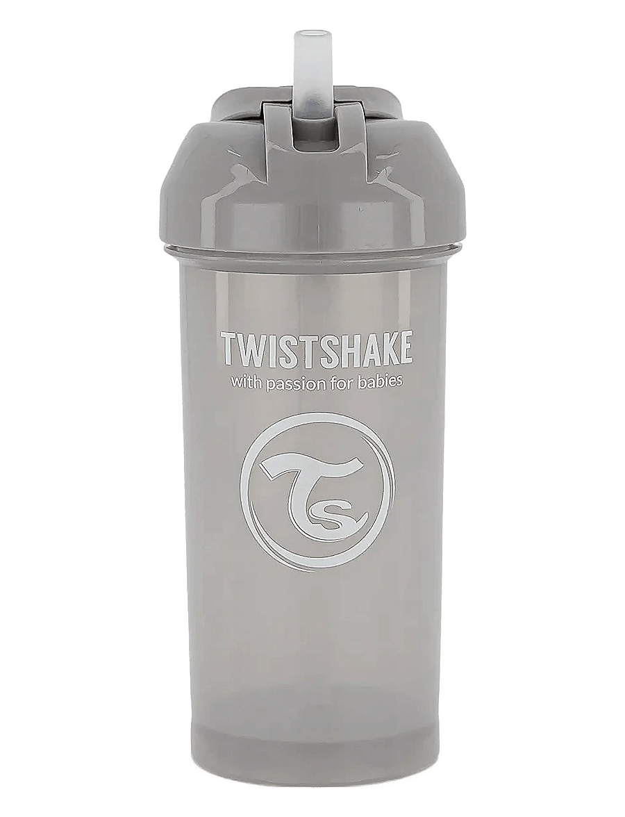 Twistshake - Twistshake Straw Cup - gobelets à bec - pastel grey - 1