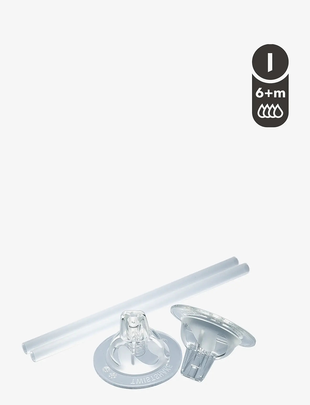 Twistshake - Twistshake Straw Baby Bottle Teat - tillbehör - no color - 0