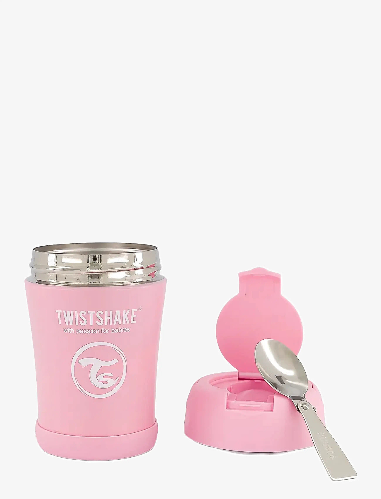 Twistshake - Twistshake Insulated Food Container - termoflasker - pastel pink - 1
