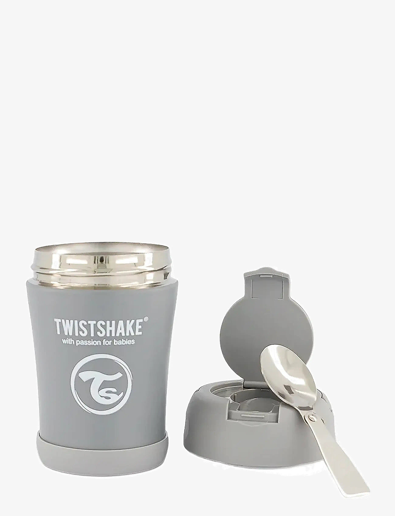 Twistshake - Twistshake Insulated Food Container - termosar - pastel grey - 0
