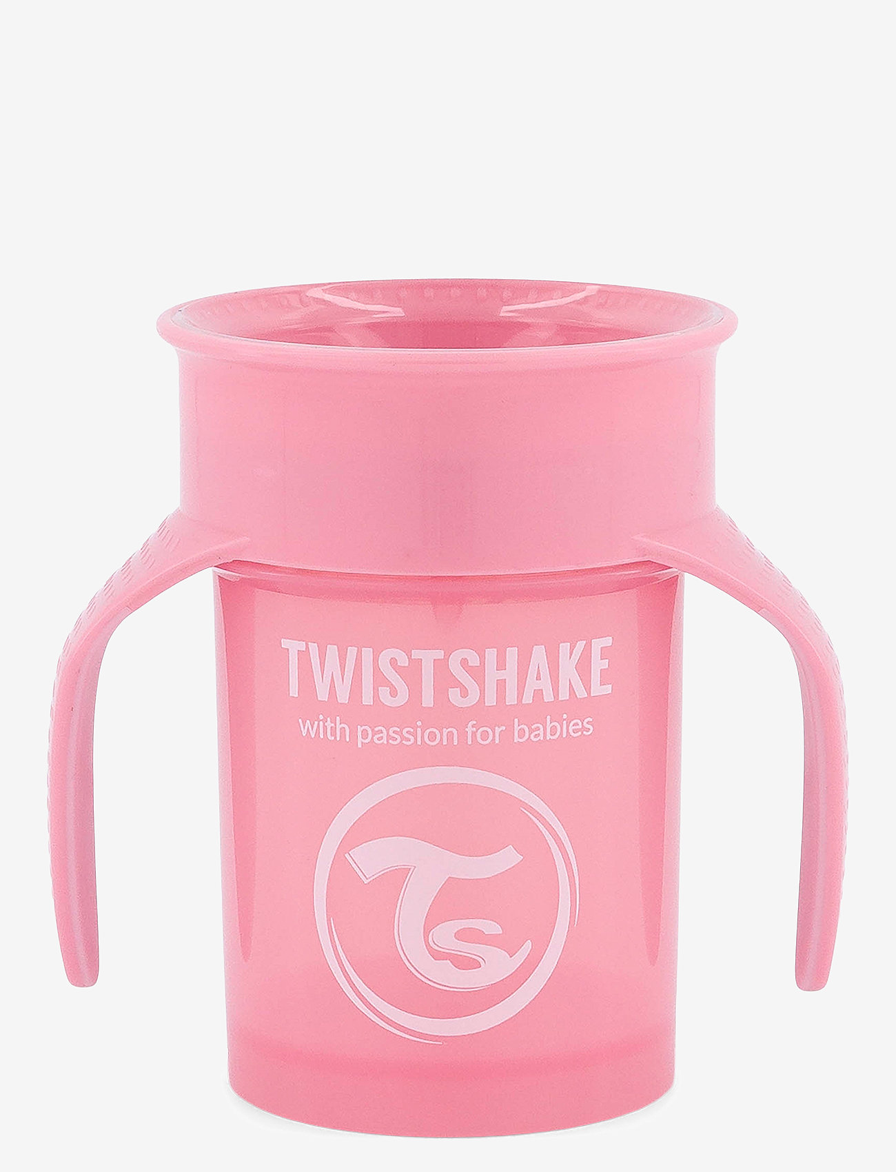 Twistshake - Twistshake 360 Cup - serveringsset - pastel pink - 0