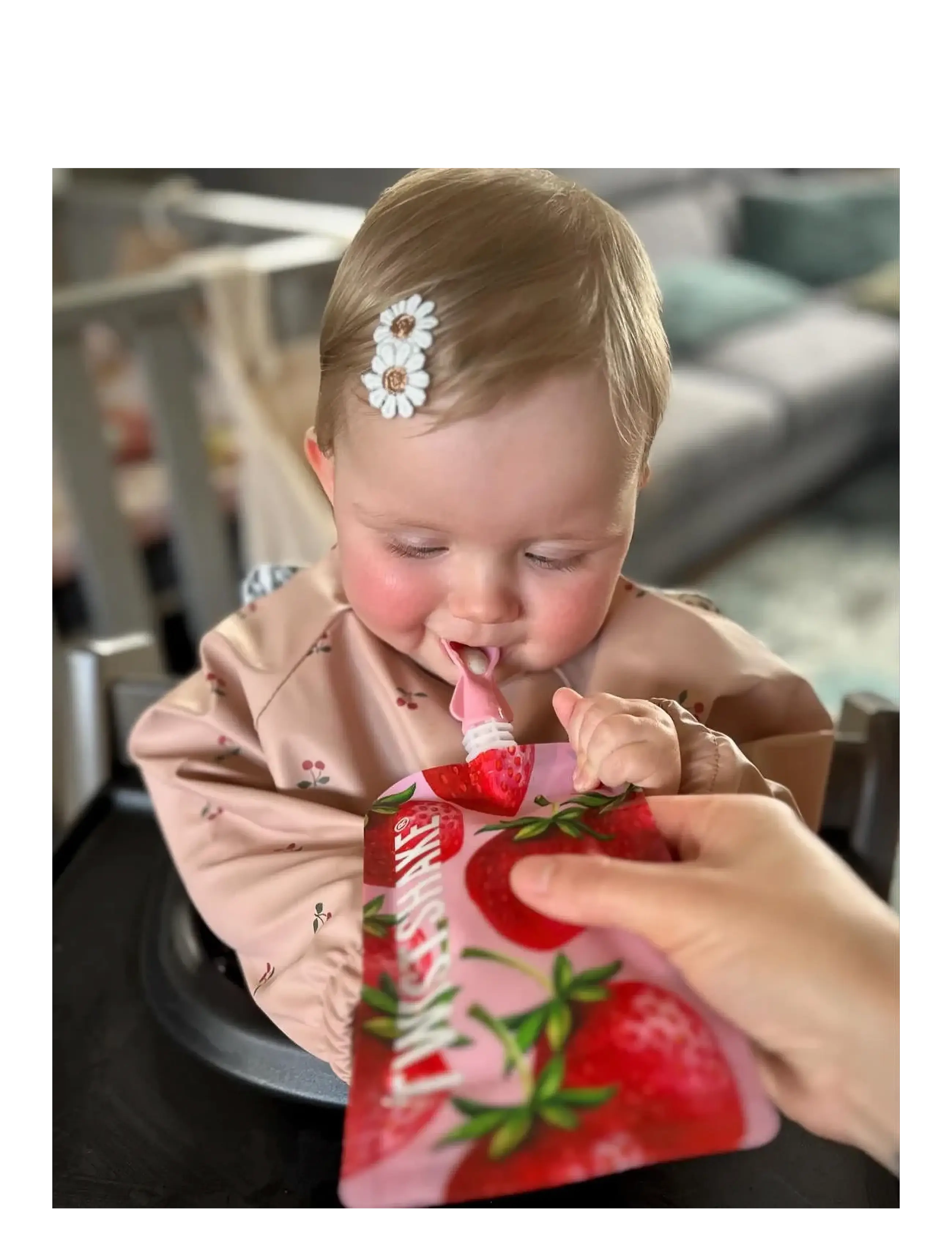Twistshake - Twistshake 3x Squeeze Bag spoon - fødevareposer - pink/blue/grey - 1
