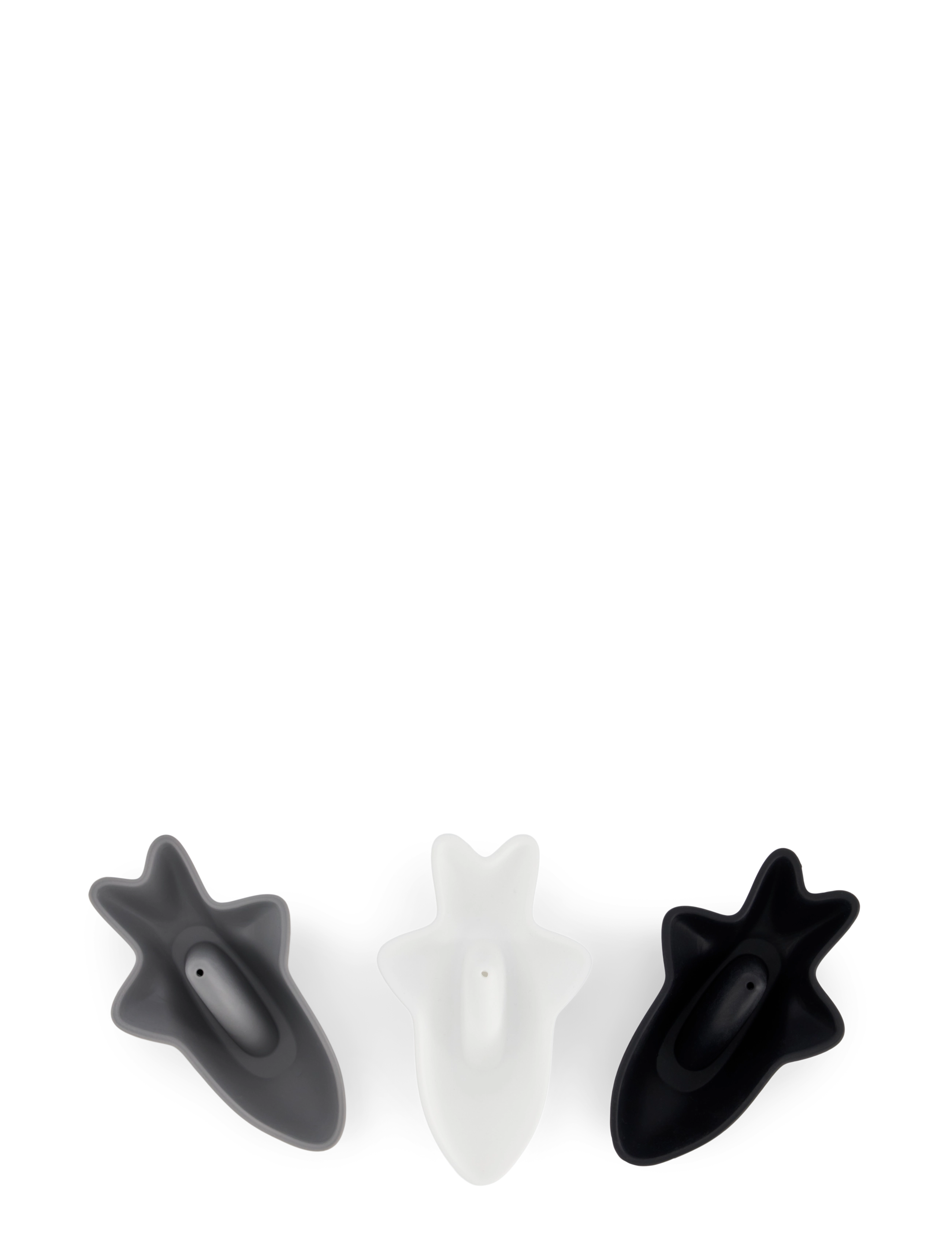 Twistshake - Twistshake 3x Silicone Shark Bath Toy Pastel Grey - vanniaeg - pastel grey - 1