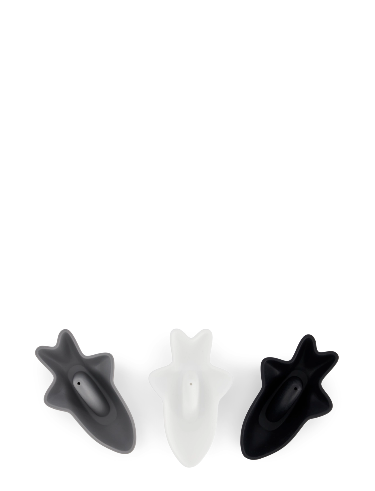 Twistshake - Twistshake 3x Silicone Shark Bath Toy Pastel Grey - vanniaeg - pastel grey - 1