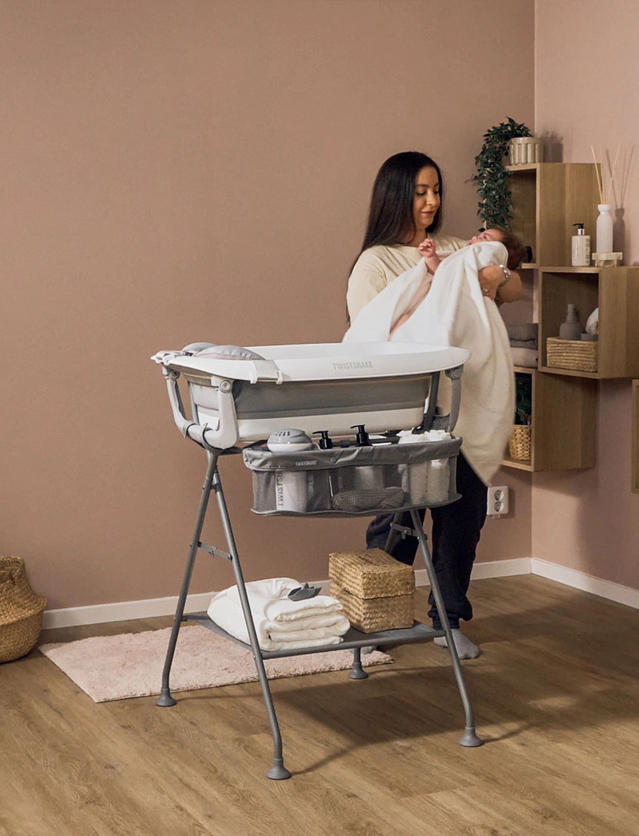 Twistshake - Twistshake Bathtub Stand - bathtubs & accessories - grey - 4