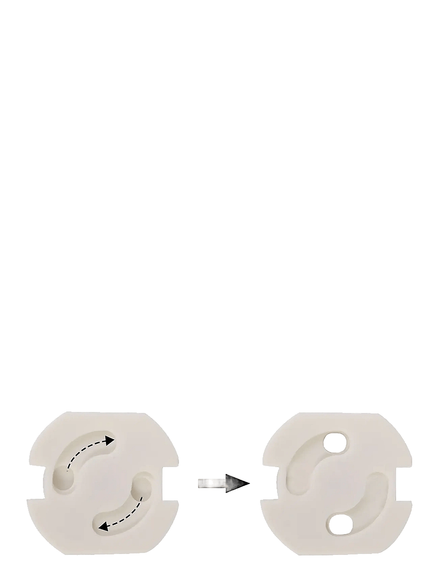 Twistshake - Twistshake F-Socket Cover EU - mājas drošība - white - 1