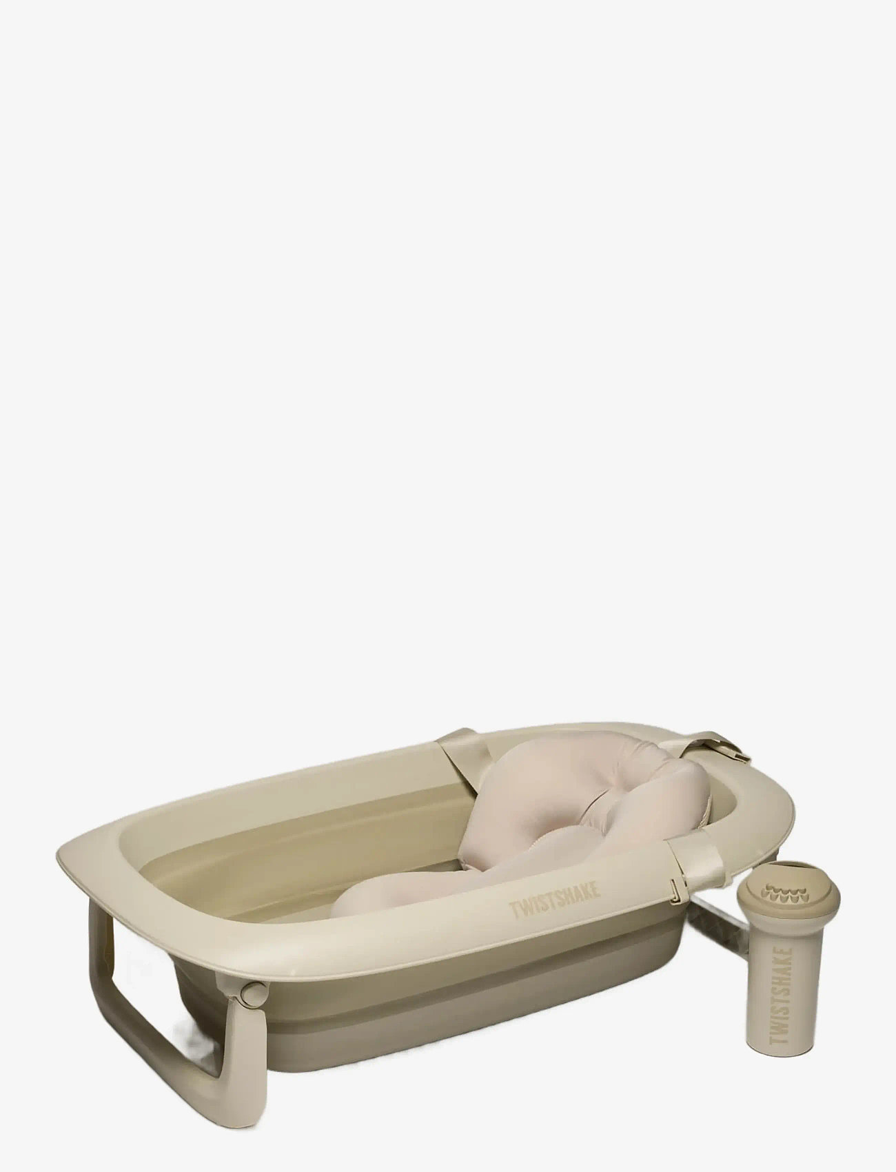 Twistshake - Twistshake Bathub, Cushion, Rinser Limited Faded Beige - bathtubs & accessories - faded beige - 0