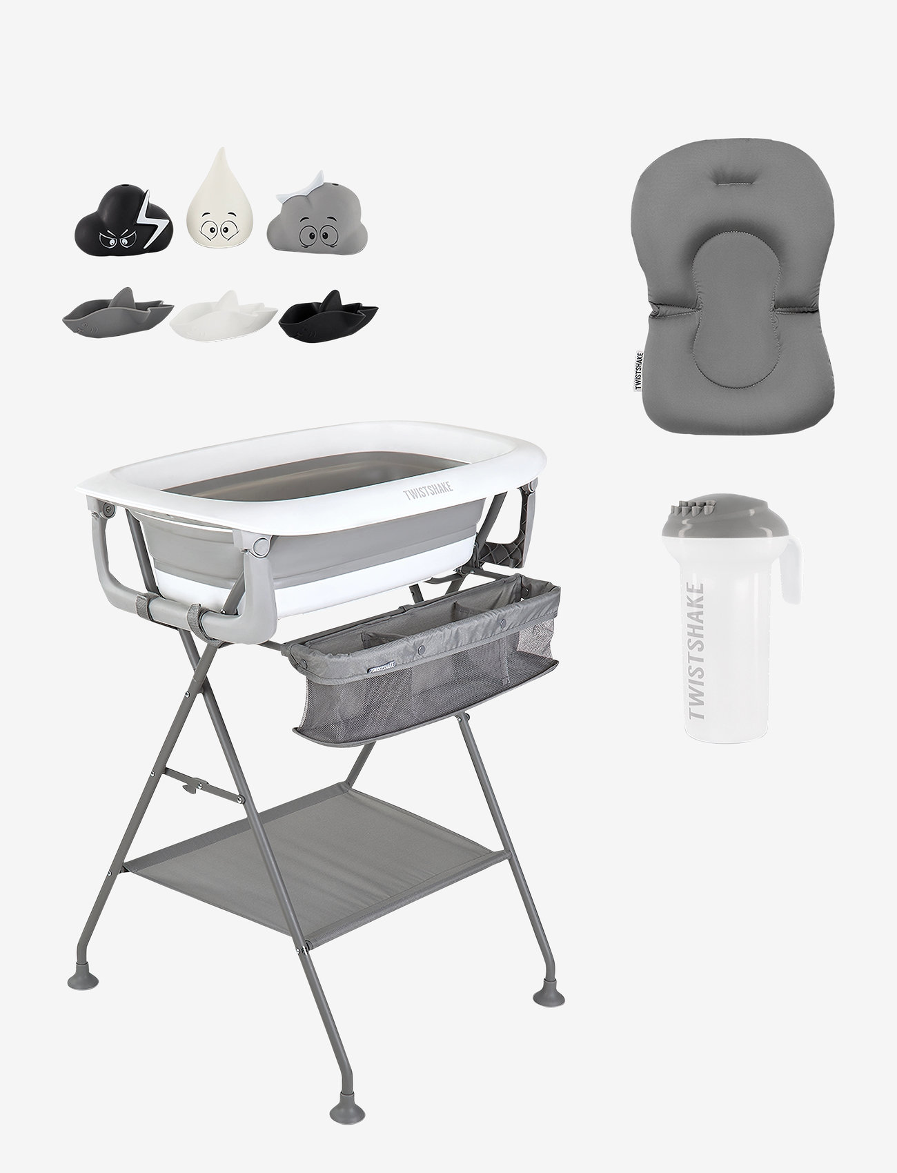 Twistshake - Twistshake Luxury Bath Kit - bathtubs & accessories - grey - 0