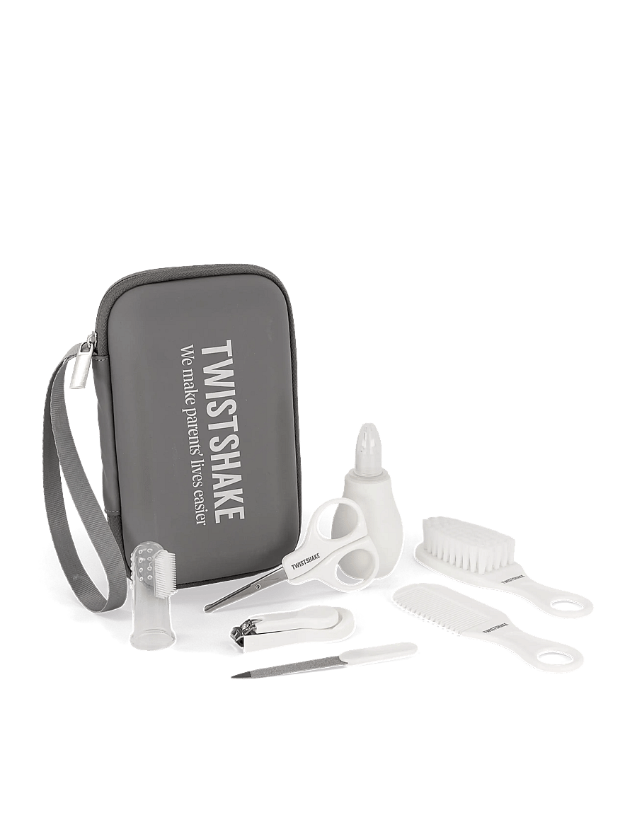 Twistshake - Twistshake 7-in-1 Essential Grooming Care Kit - nagelschere & nagelfeile - grey - 0