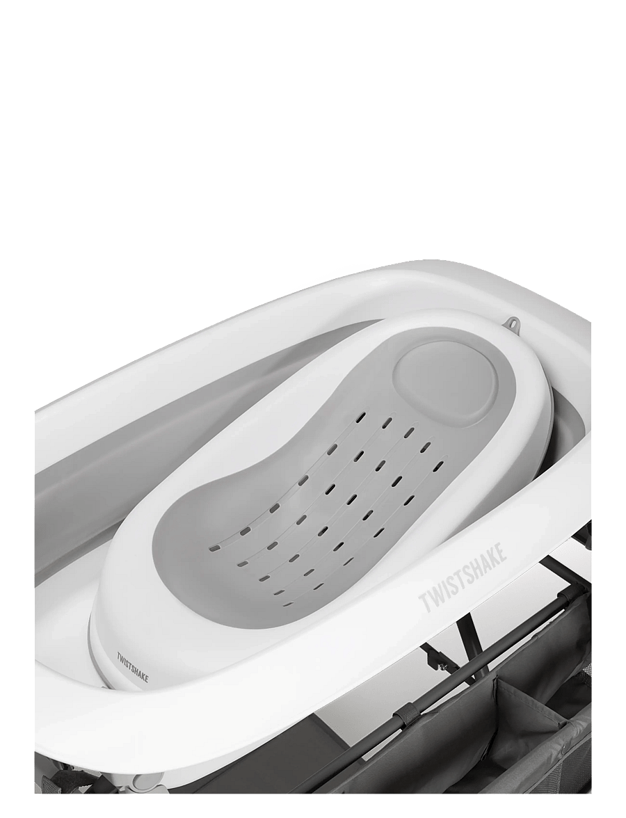 Twistshake - Twistshake Bathtub, Shower & Bath Cradle, Rinser, 6x Toys Pastel Grey - badewannen & zubehör - pastel grey - 4