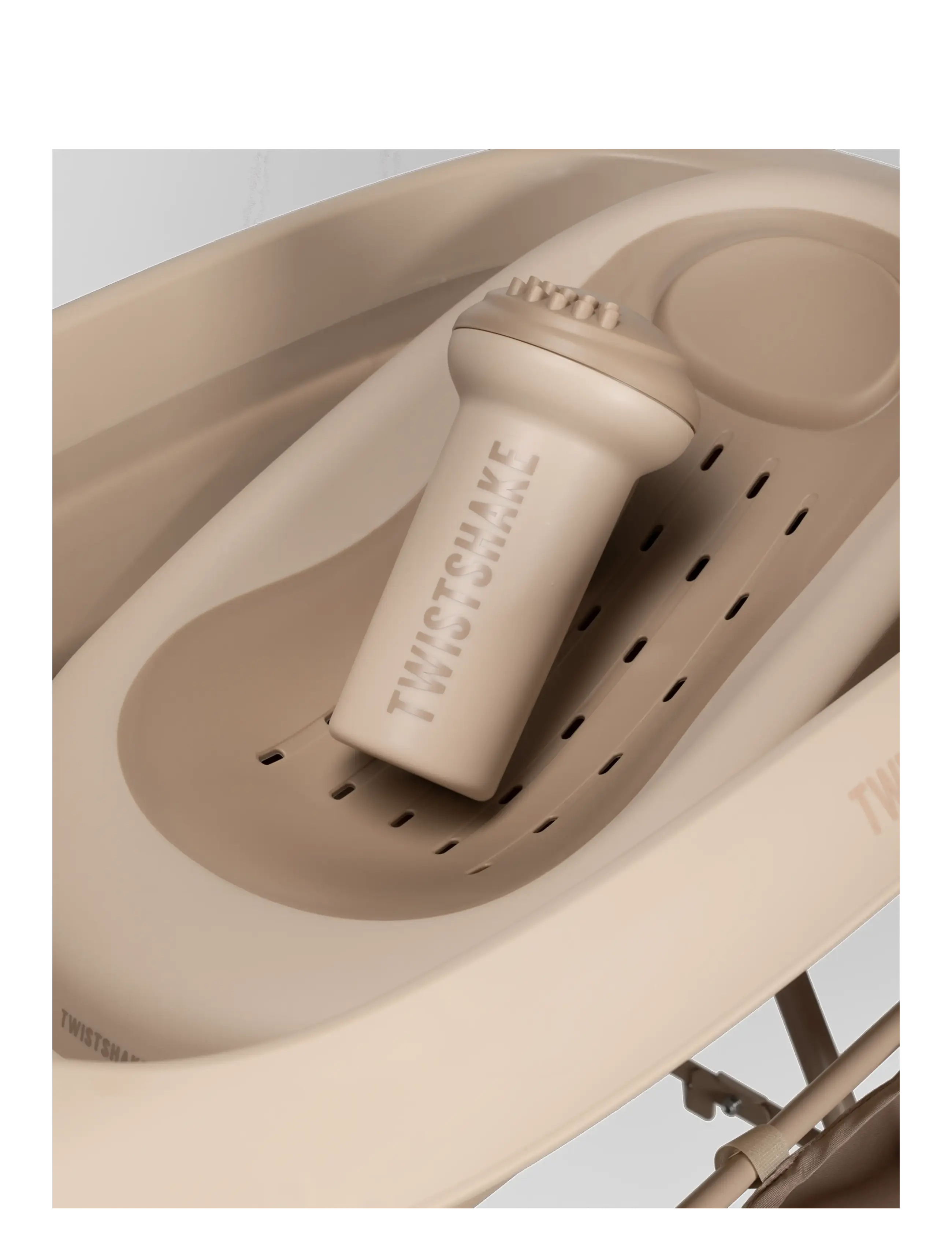 Twistshake - Twistshake Bathtub, Shower & Bath Cradle, Rinser, 6x Toys Mocha - vannid ja tarvikud - mocha - 1