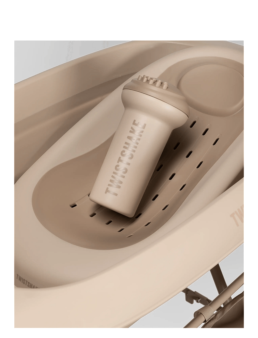 Twistshake - Twistshake Bathtub, Shower & Bath Cradle, Rinser, 6x Toys Mocha - vannid ja tarvikud - mocha - 1