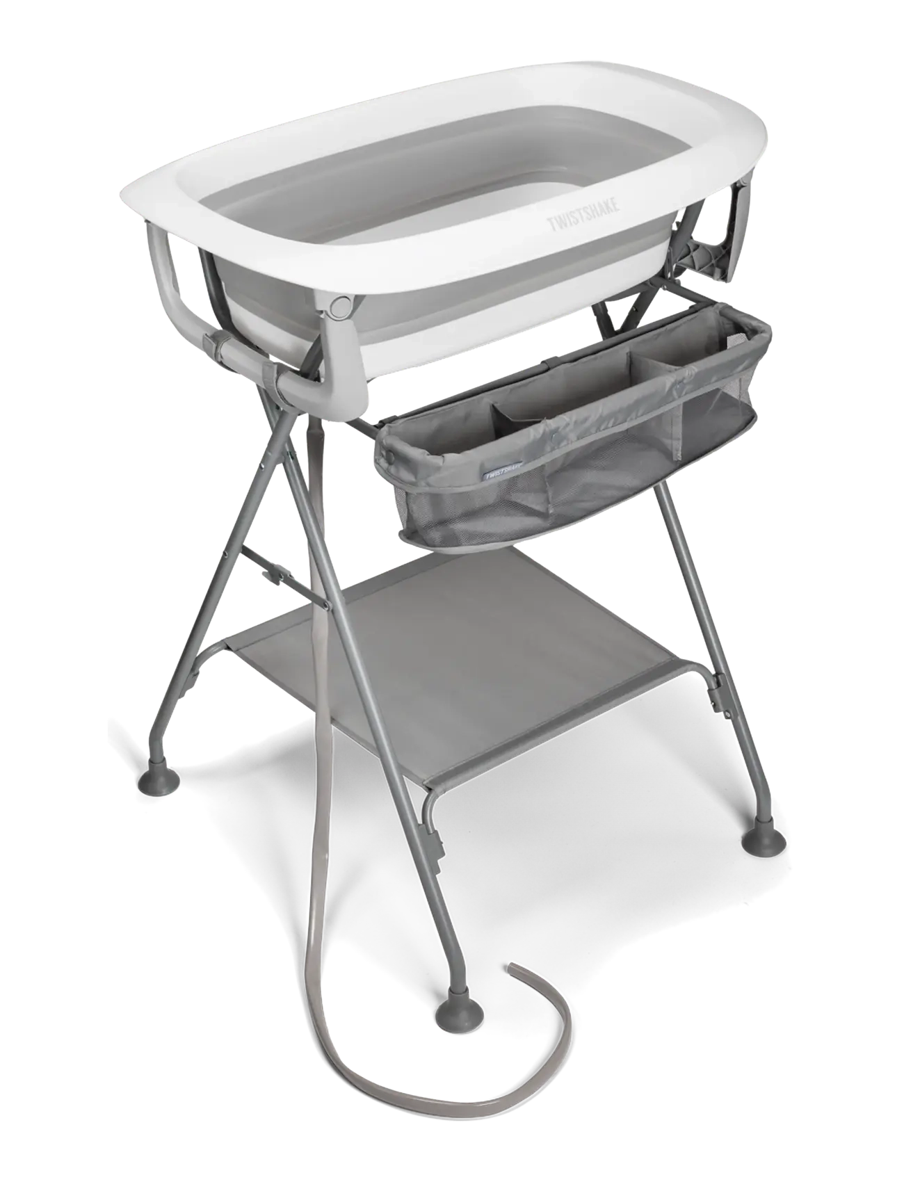 Twistshake - Twistshake Luxury Bath Kit with Bath Stand Pastel Grey V2 - vannid ja tarvikud - pastel grey - 4