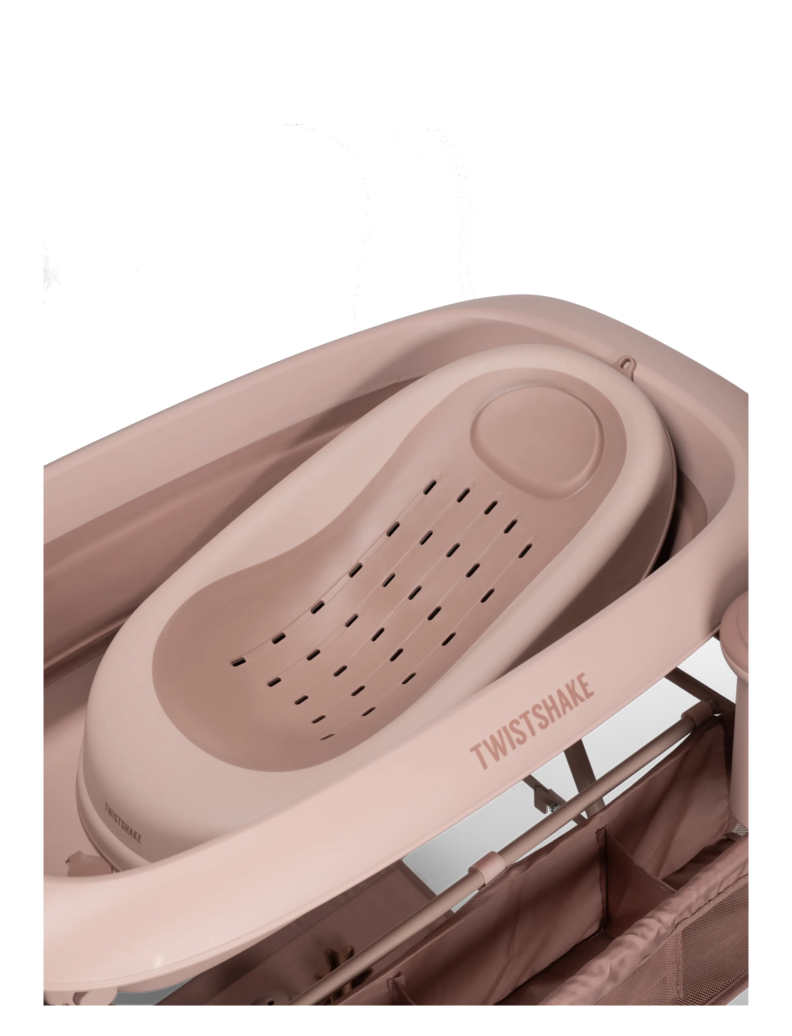 Twistshake - Twistshake Luxury Bath Kit with Bath Stand Faded Pink V2 - vannid ja tarvikud - faded pink - 3