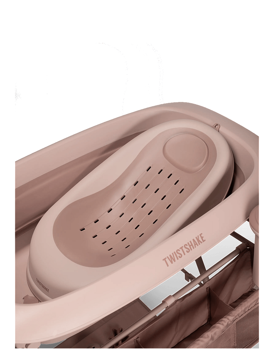 Twistshake - Twistshake Luxury Bath Kit with Bath Stand Faded Pink V2 - vannid ja tarvikud - faded pink - 3