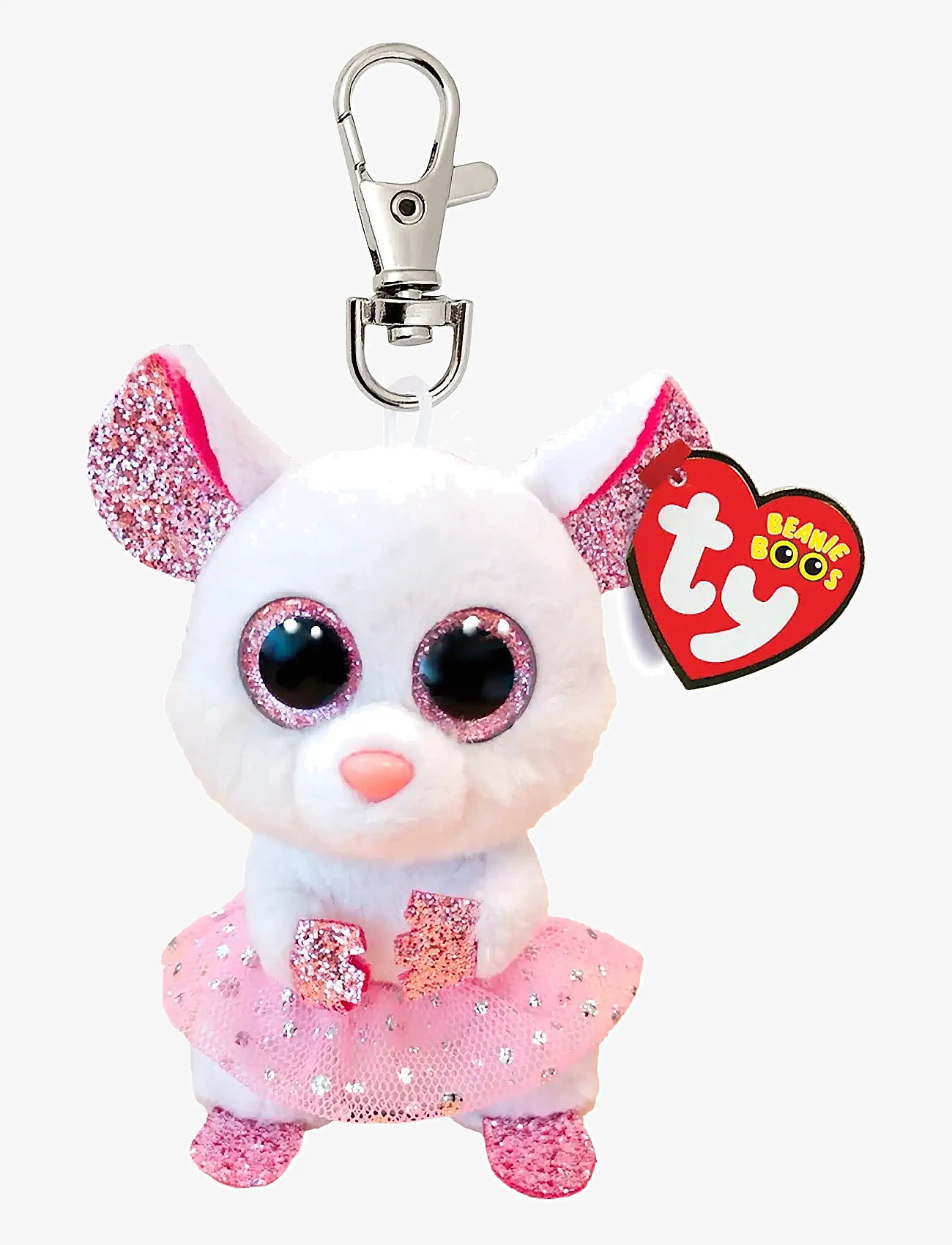 TY - NINA MOUSE BALLERINA WHITE  - CLIP - tøjdyr - white - 0