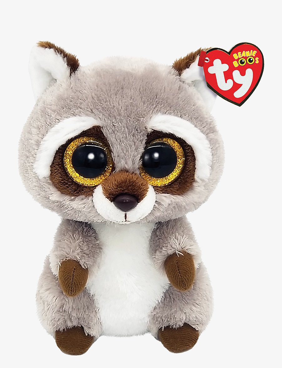TY - OAKIE - gray raccoon reg - grey - 0