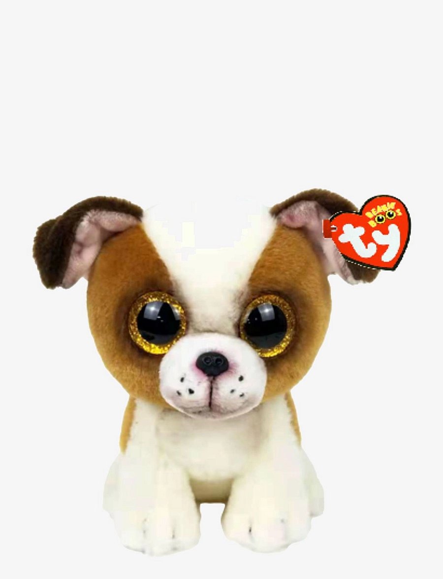 TY - HUGO - brown/white dog reg - brown - 0