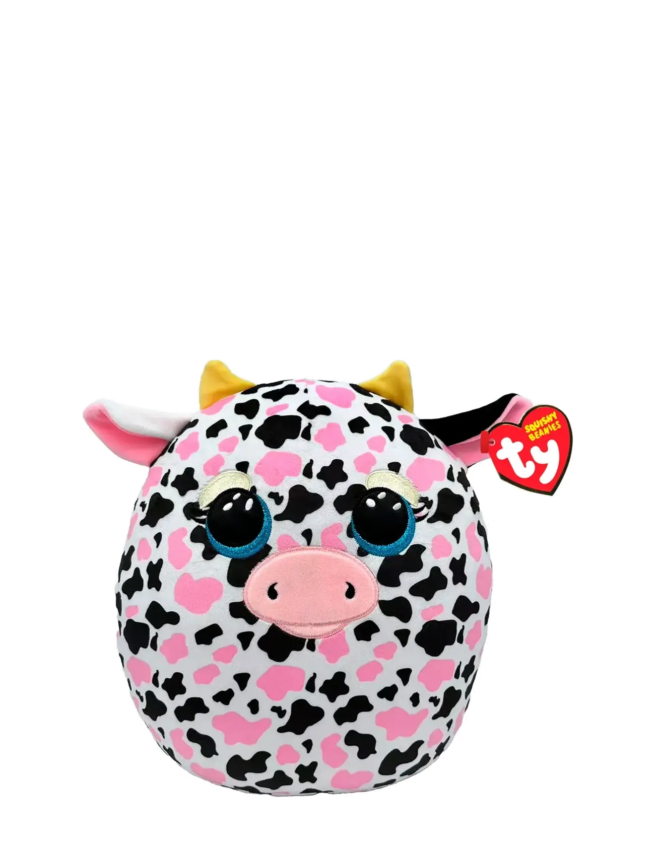 TY Milkshake Cow Squish 25Cm, Stuffed Dyr, Pink, Str: 25 CM